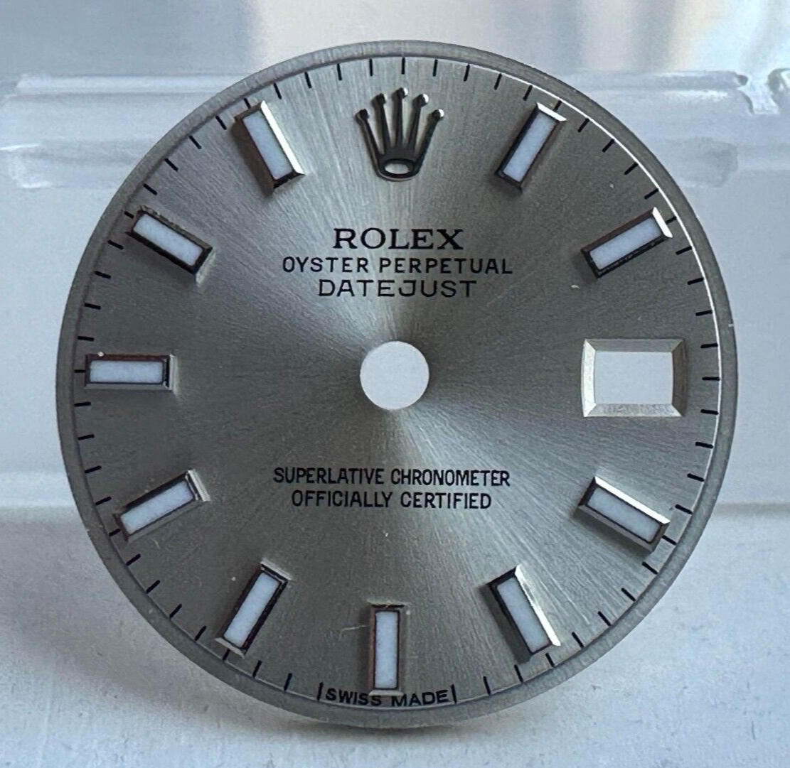 Rolex Dial Date Datejust 26mm Lady 6916 6917 Silver Sunburst 2035 2135 2235