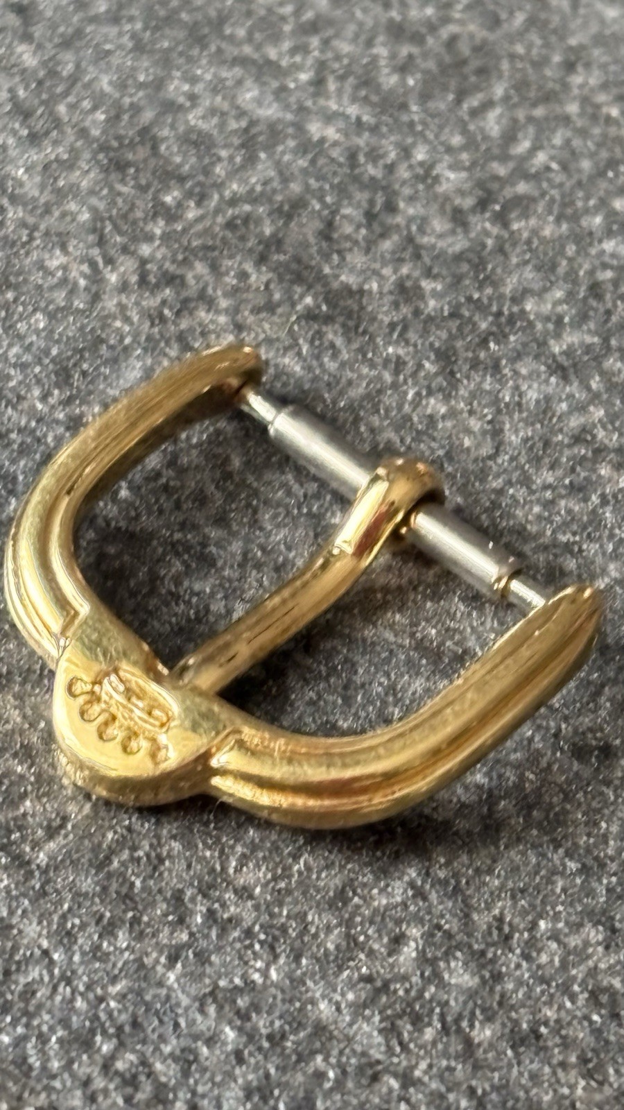 Vintage 16mm Pryngeps Buckle Gold Steel Buckle Original Men Strap
