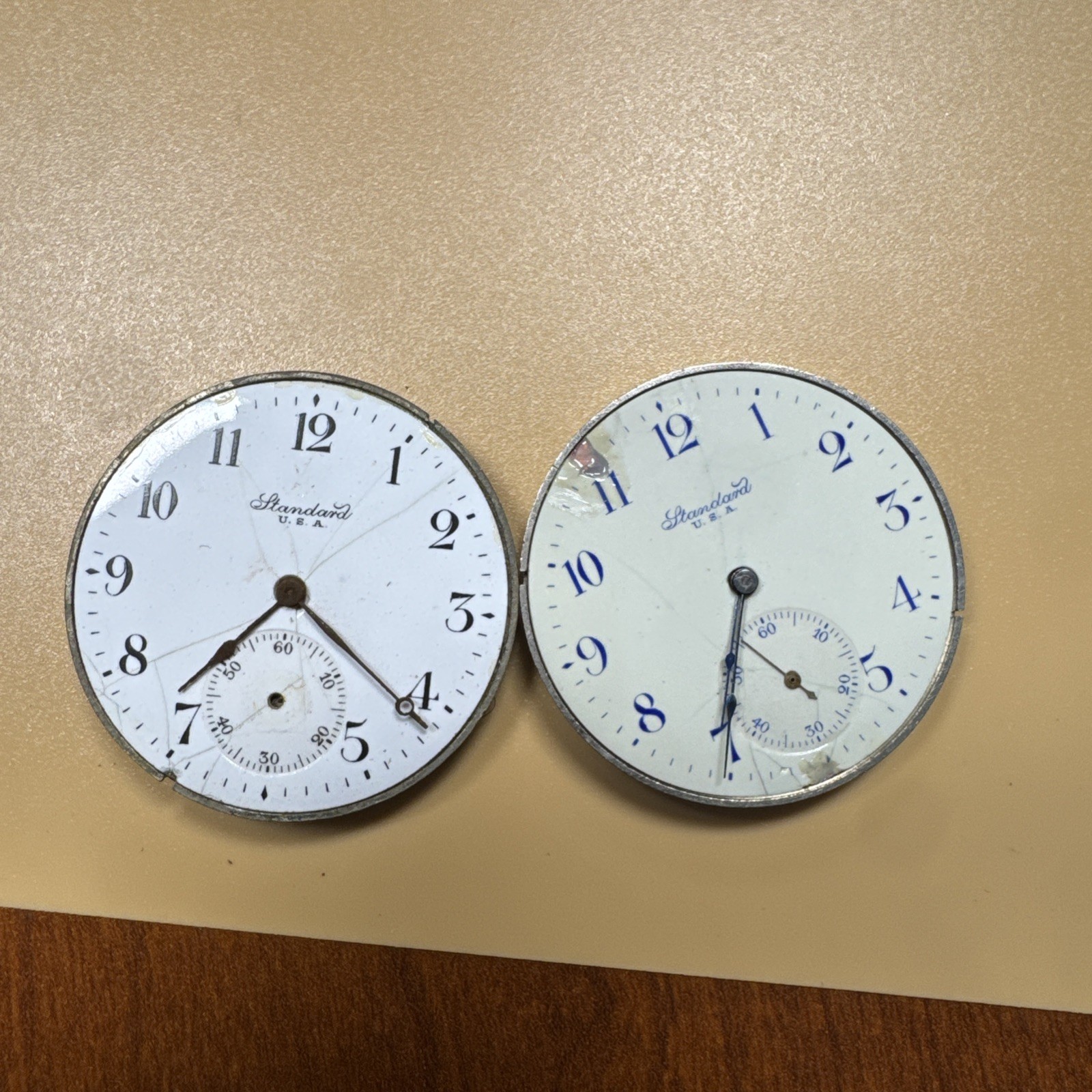 NY Standard 7 Jewel Mechanical Pocket Watch Movement SOLD AS IS!
