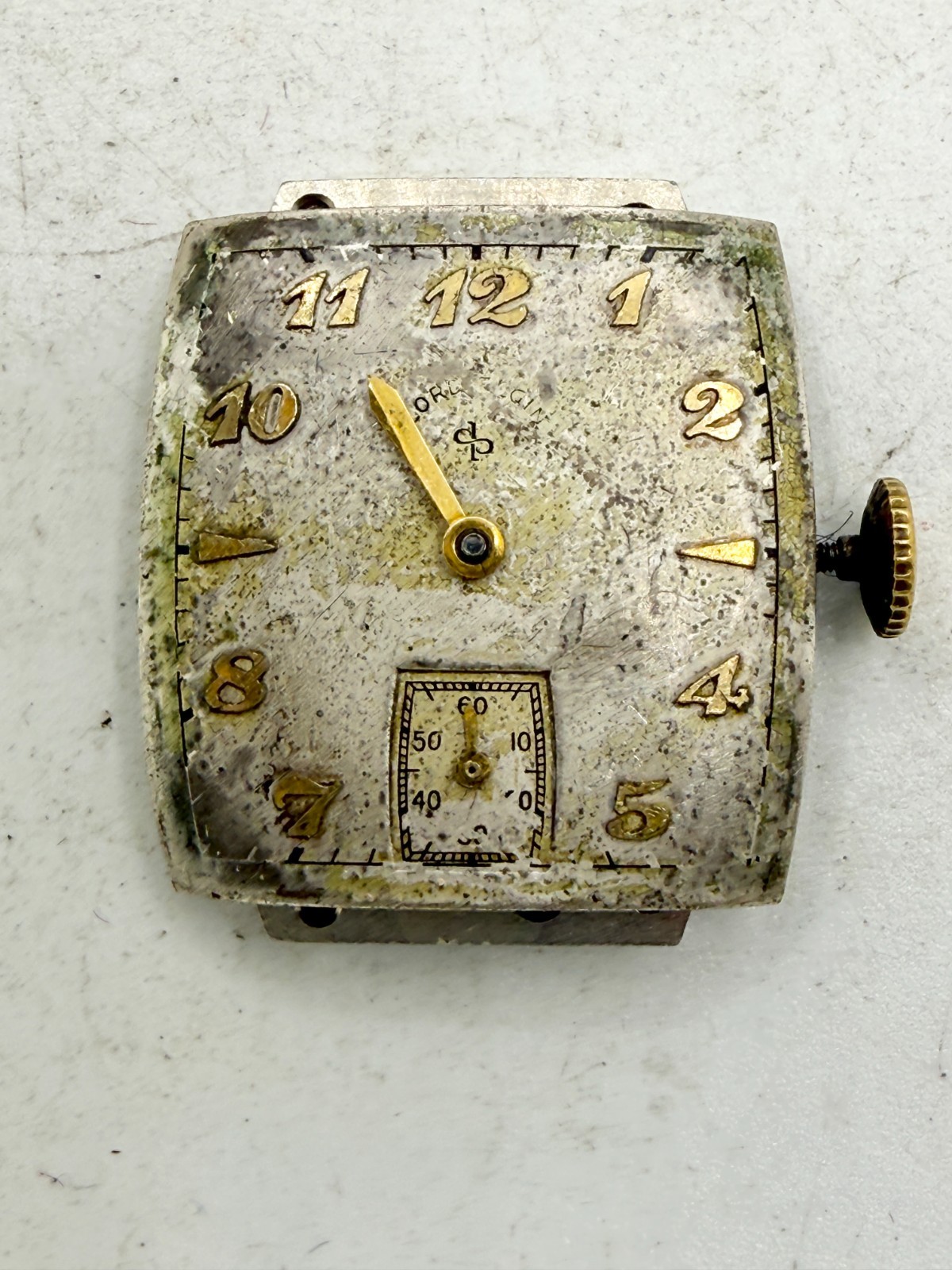 Running Vintage Manual Wind Elgin 21j Cal.626 Watch Movement