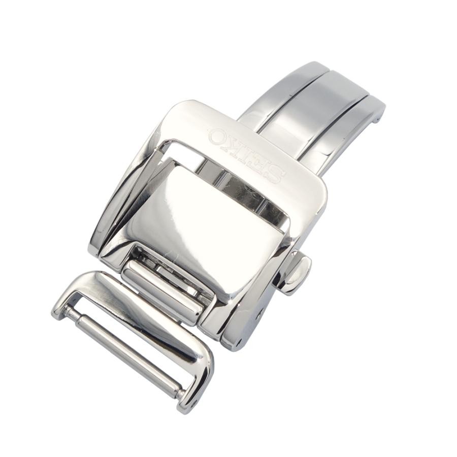Genuine New Seiko 14mm Deployment Clasp Buckle Push Button Silver B16M51SA03W