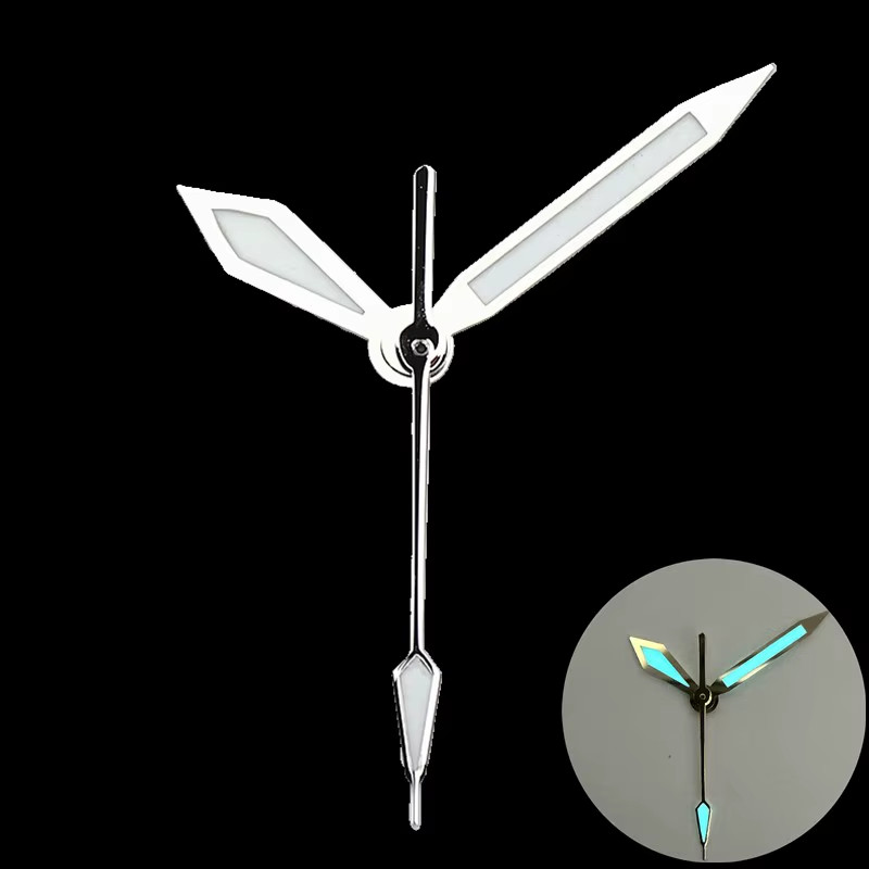 High Quality Polished Silver Gold Watch Hands C3 Bgw9 Green Blue Bright Luminous