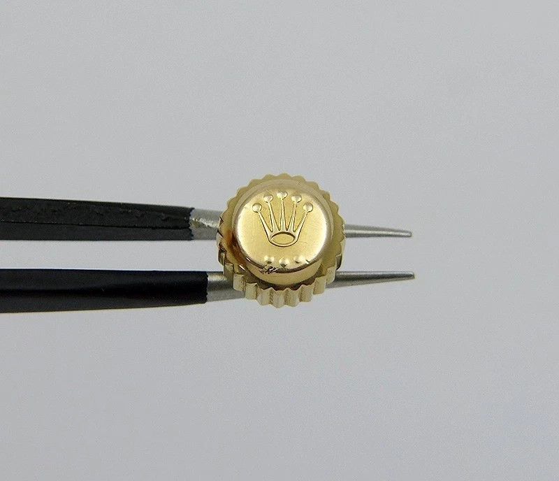 Genuine Rolex 24-704-8 Monobloc 7mm 18k Yellow Gold Crown GMT Submariner Daytona