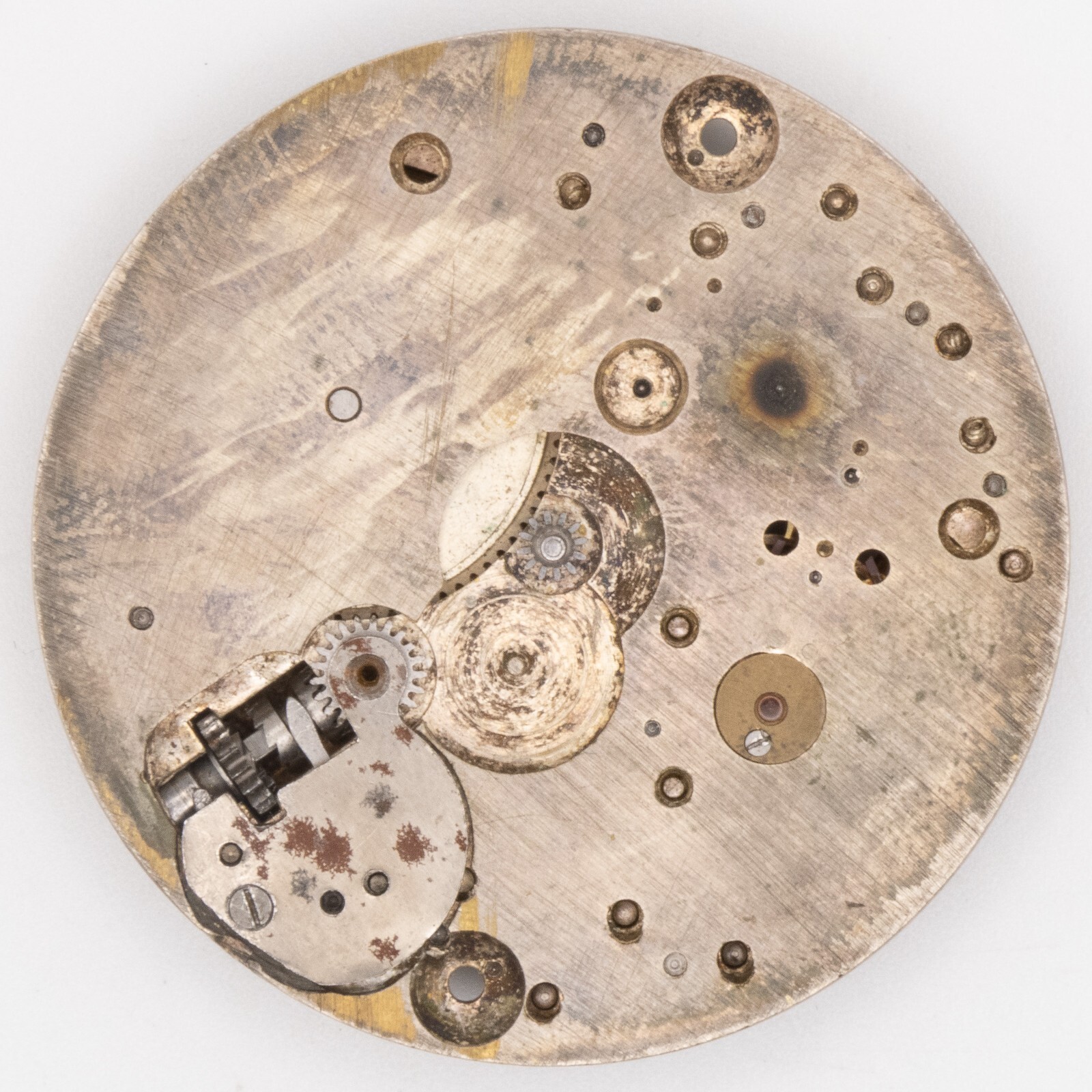 Partial Fleurier Watch Co. 42.5 x 9.4 mm Antique Pocket Watch Movement, Parts