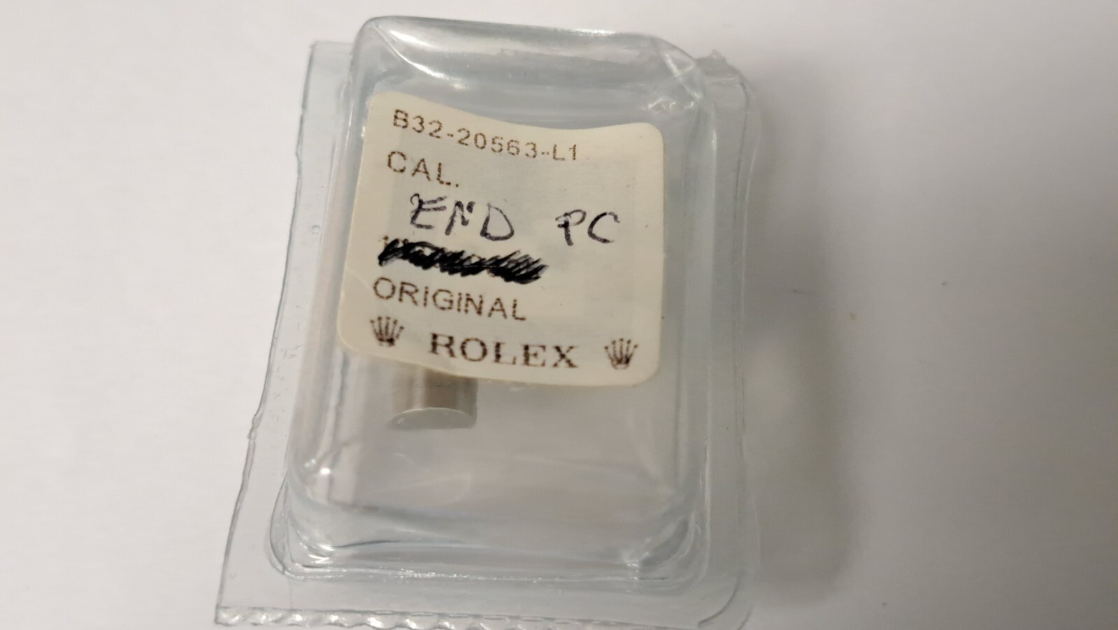 Genuine Rolex B32-20563 Sealed Steel & 18kt Jubilee Connecting Link END PIECE