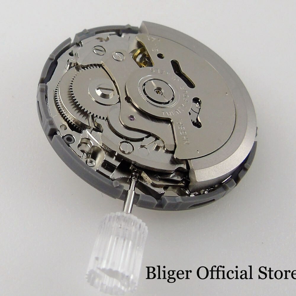 BLIGER 24 jewels Japan NH38A Mechanical Watch Movement Accessories 21600 BPH