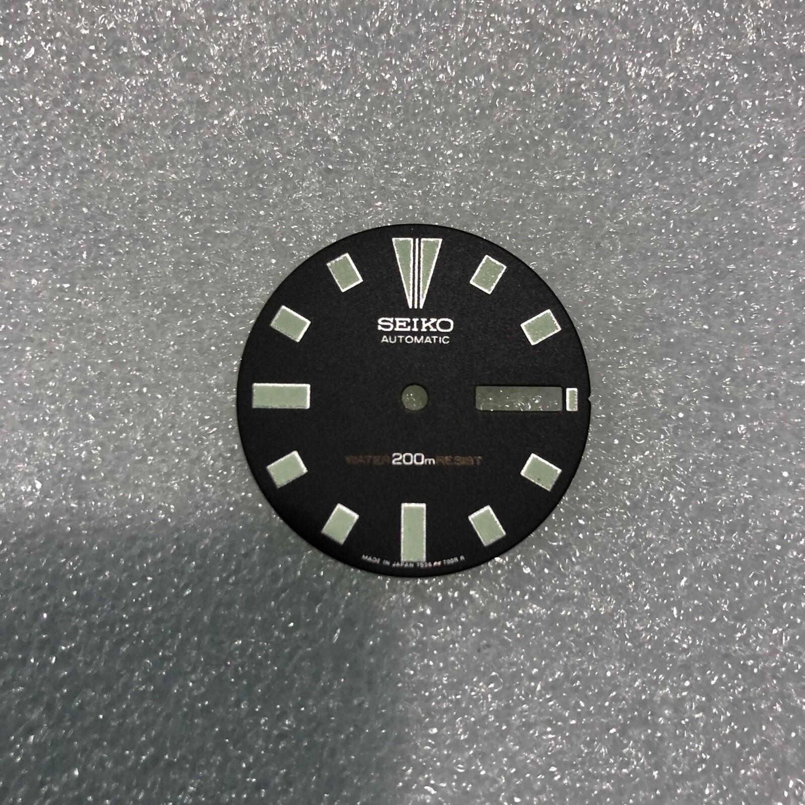 058 SEIKO AFTERMARKET BLACK DIAL FOR SKX173 DIVERS 7S26-0029 7S26-0020