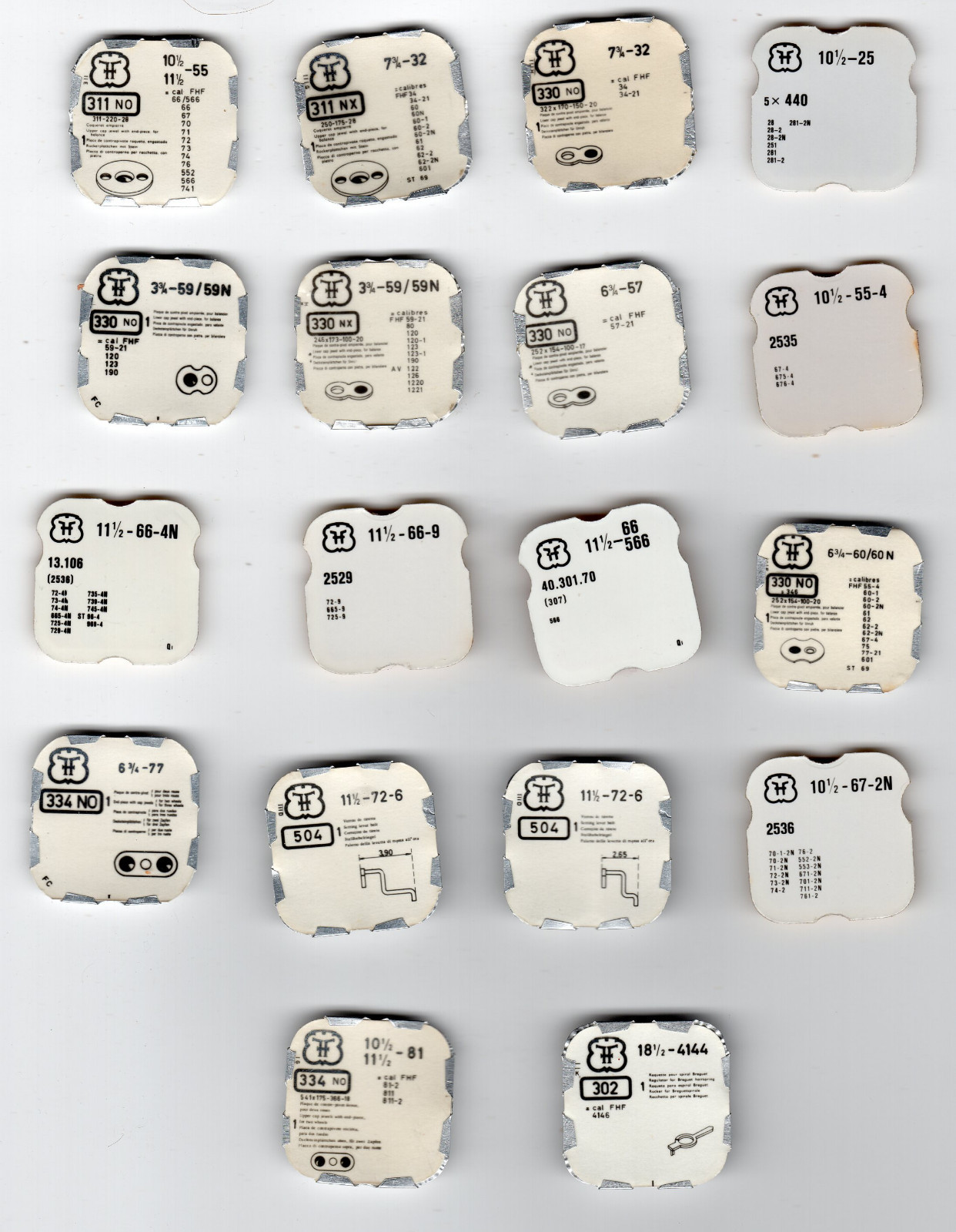 Fontainemelon Watch Parts Select one Style and Caliber (FONT)