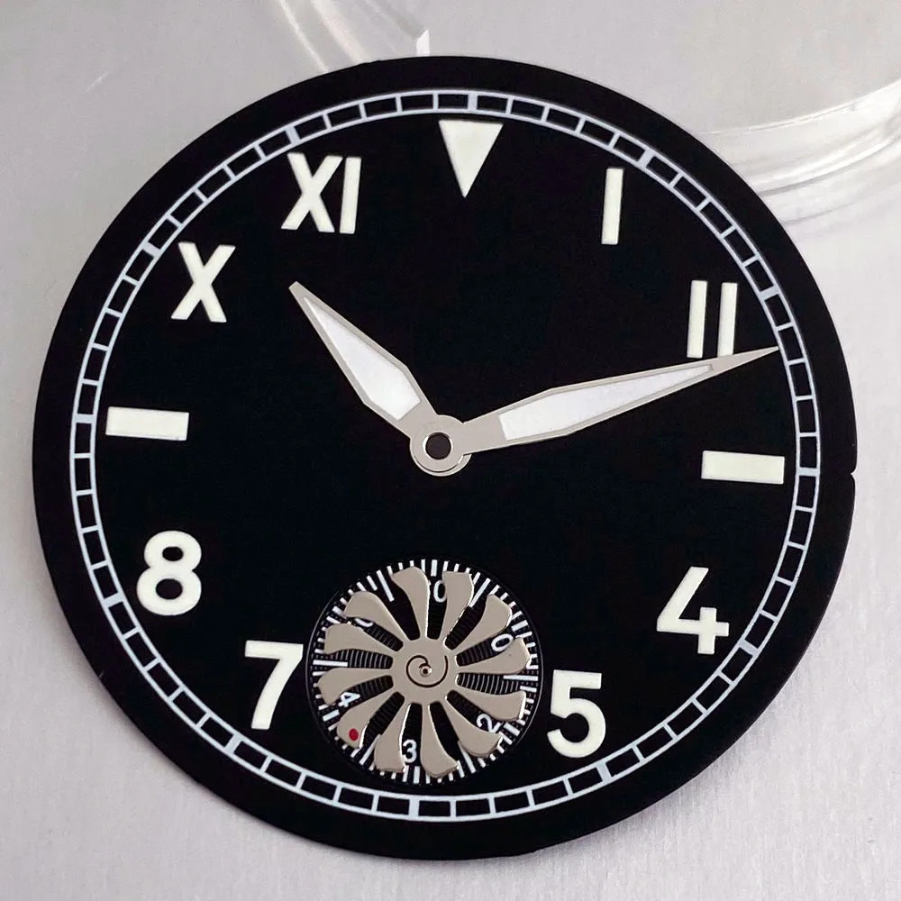 Tandorio 42mm Hand Winding 6498 ST3621 Watch Case Stainless Steel Sapphire Glass