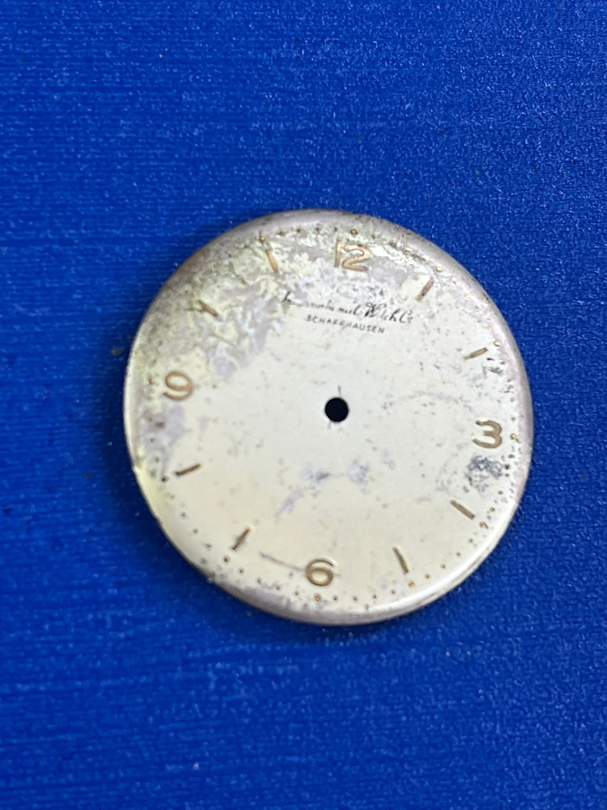 Vintage IWC Schaffhausen Cal C 89 Part Dial gold
