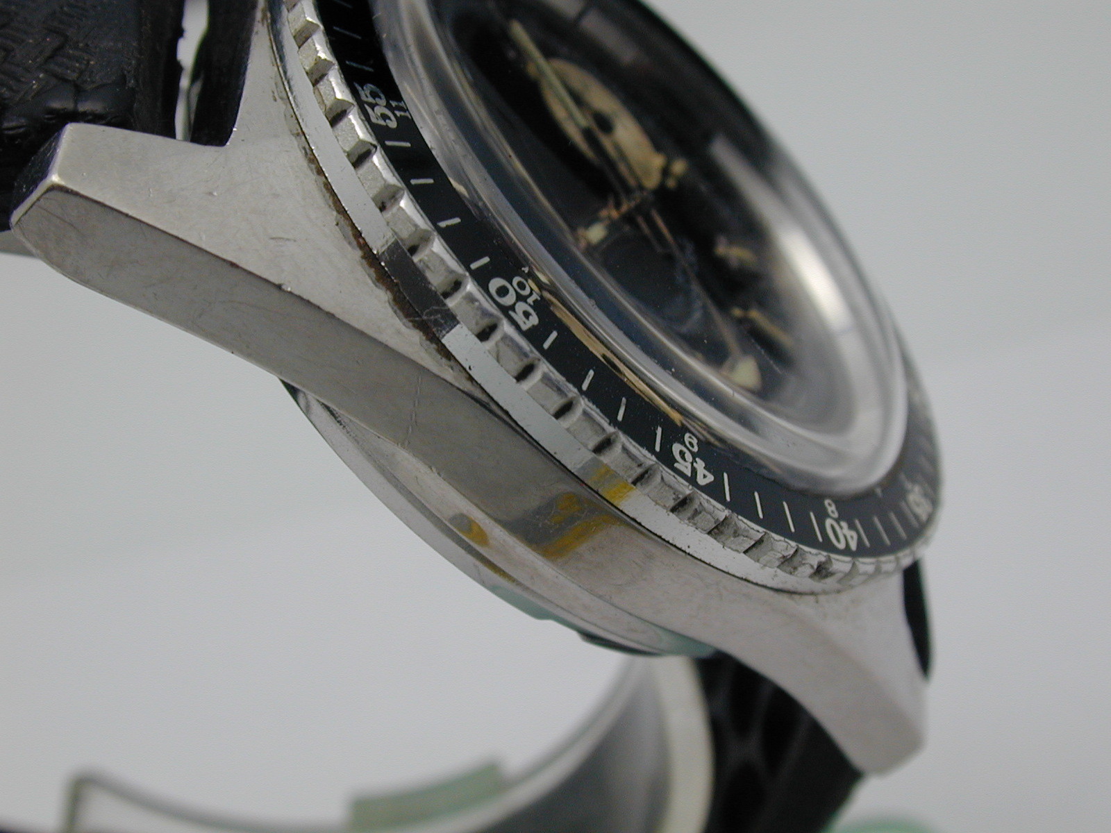 SOLAR VINTAGE 1960S SCREW DOWN CROWN DIVER CHRONOGRAPH VALJOUX 7733