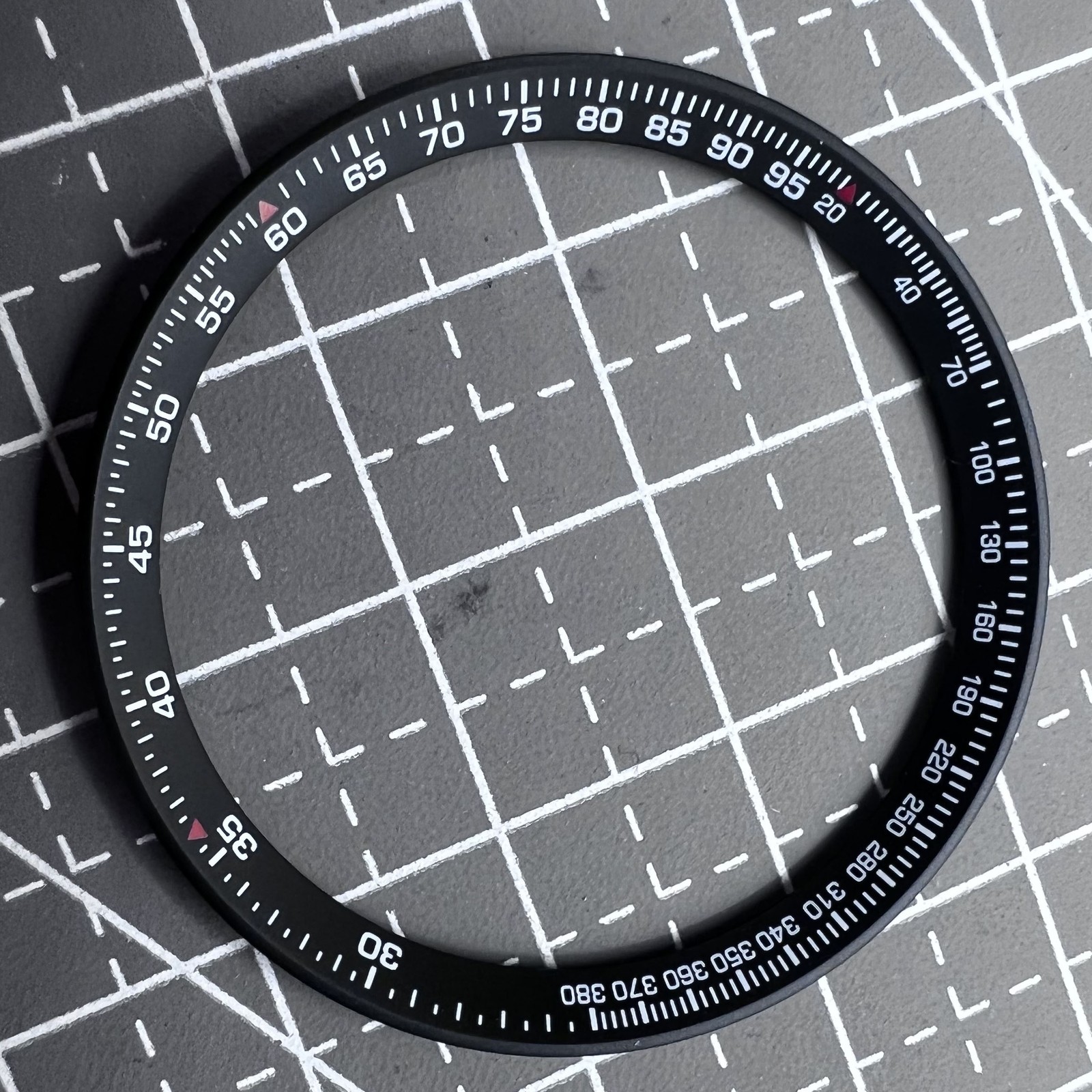 37.0mm x 31.5mm x 1.7mm Black Metal Modified Chapter Ring