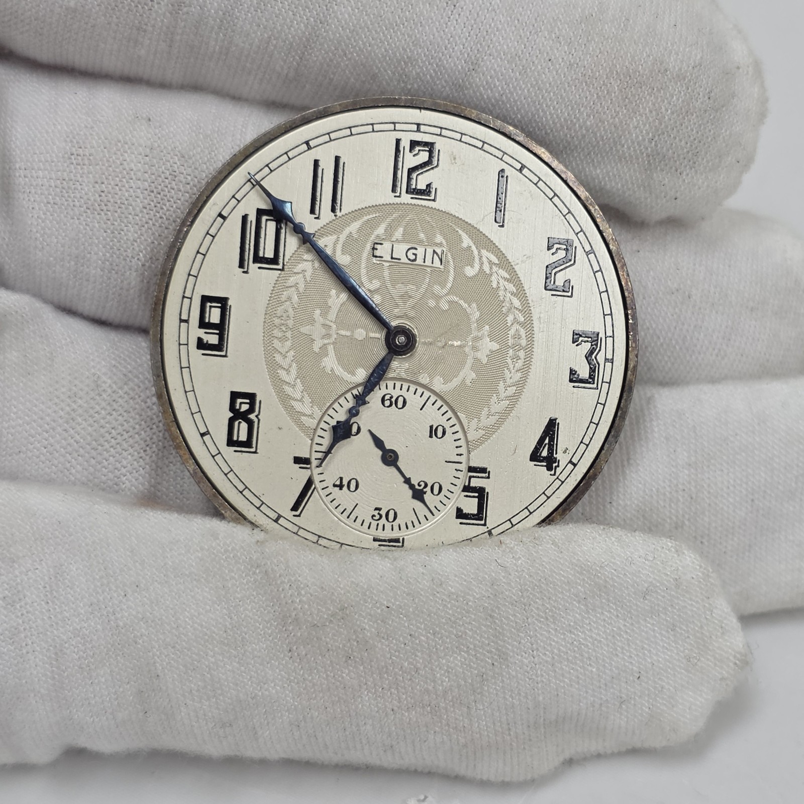Antique Pocket watch movement Elgin grade 315 12 size 15 jewel circa 1925 Gents