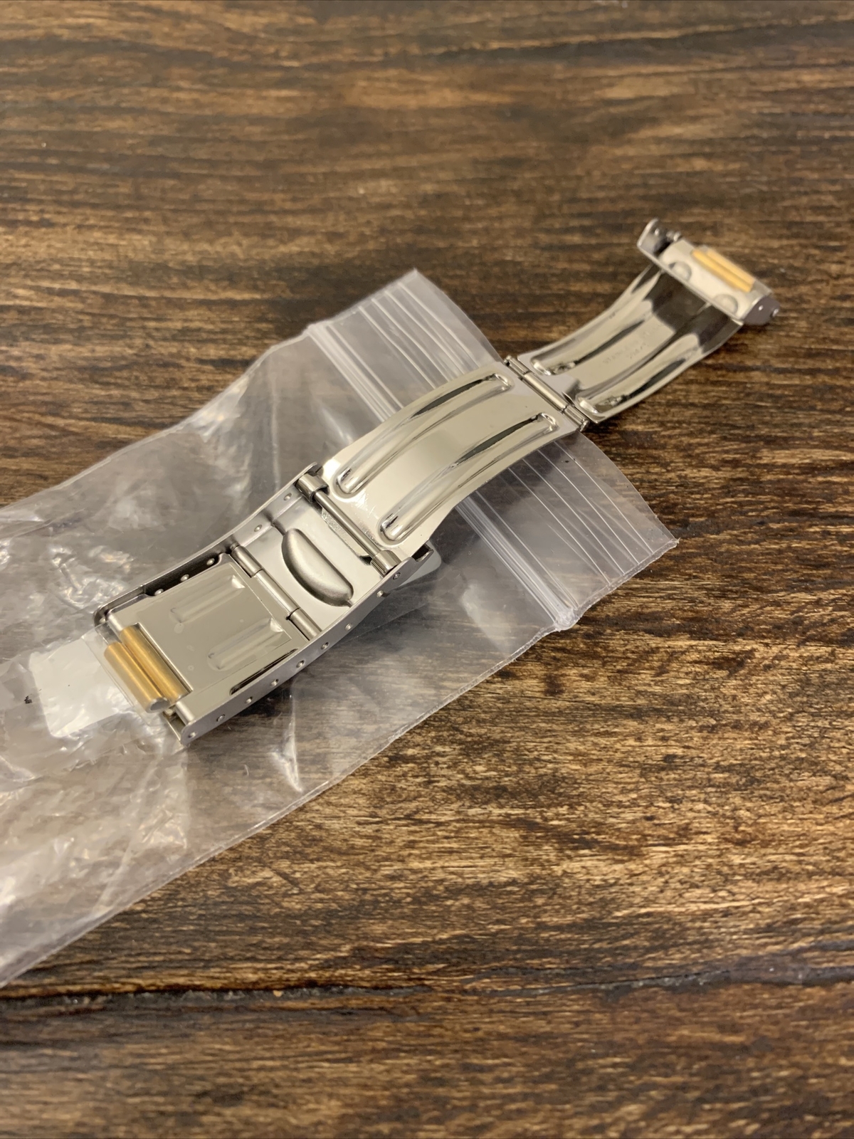TAG Heuer 16 mm Watch Bracelet Clasp Buckle 304/3 2-Tone Mat S/S Authentic OEM