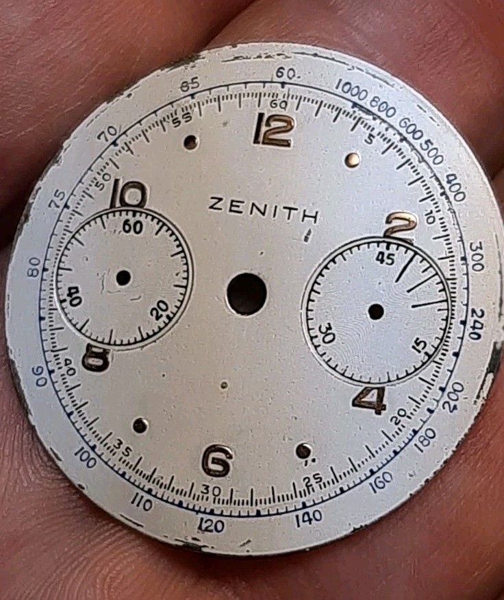 Zenith Original Dial, Reprinted
