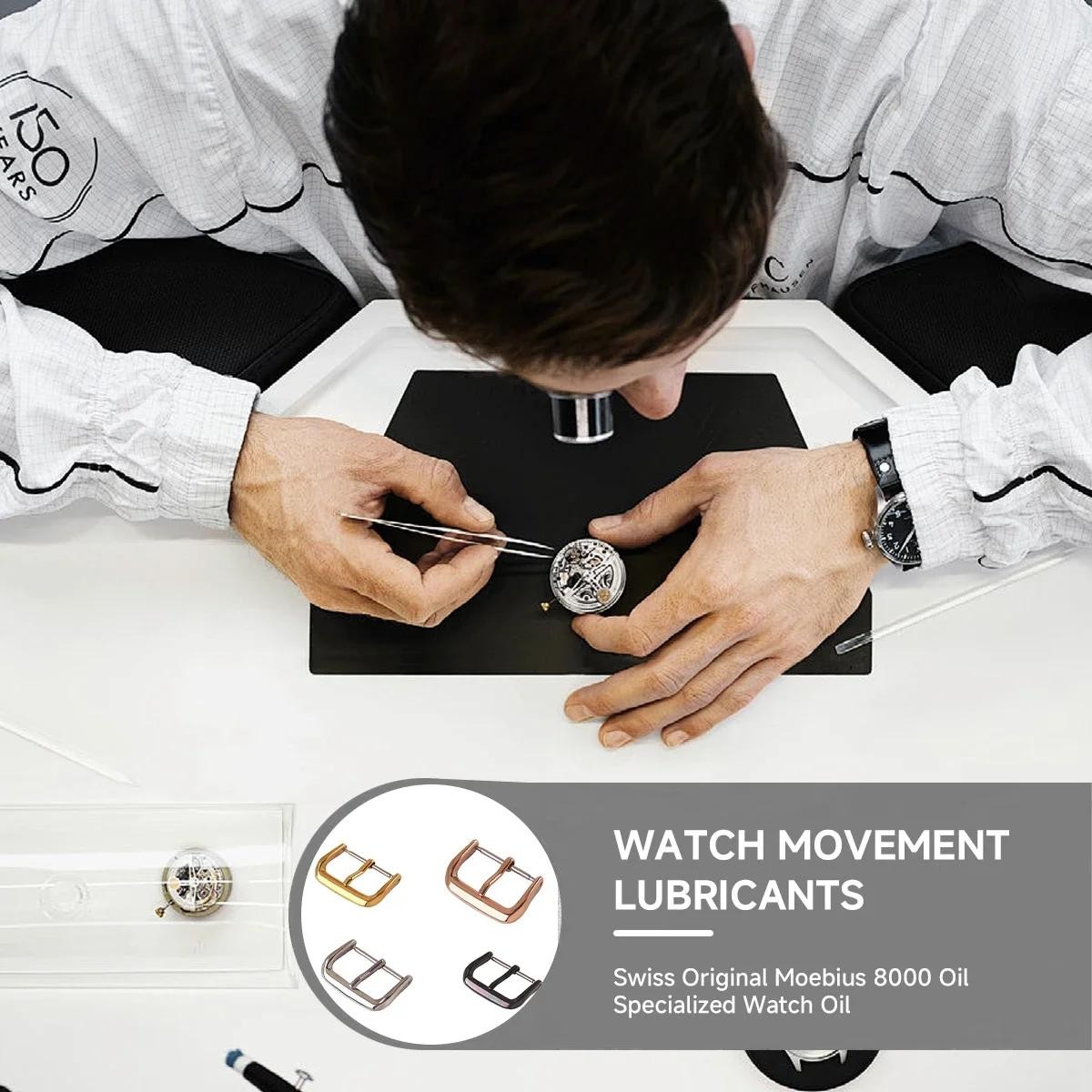 Stainless Steel Watch Buckle Pin Clasp Watchbands Button for Watch Band 8-22mm