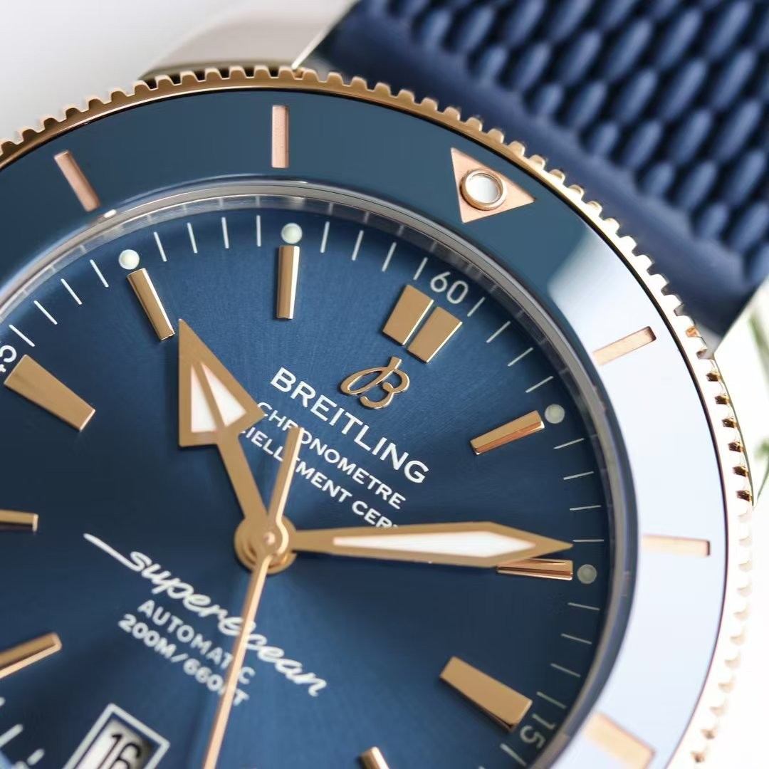 Men’s Watch Automatic Mechanical Movement 50mm Blue Dial