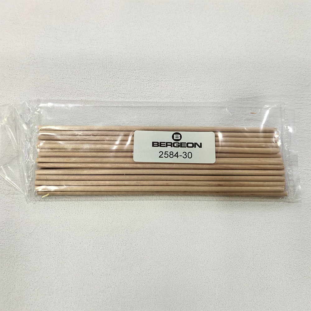 BERGEON 2584 Willow Wood Sticks 20Pcs – Watch Repair Dirt Removal & Drilling
