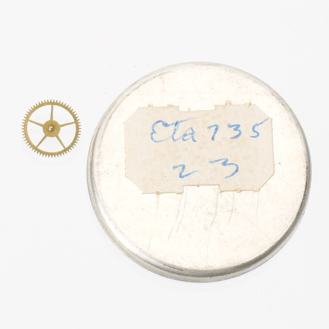 NOS ETA 735, Bulova 7AK, 10AK Third Wheel Watch Part Watchmakers Part (C16D28)