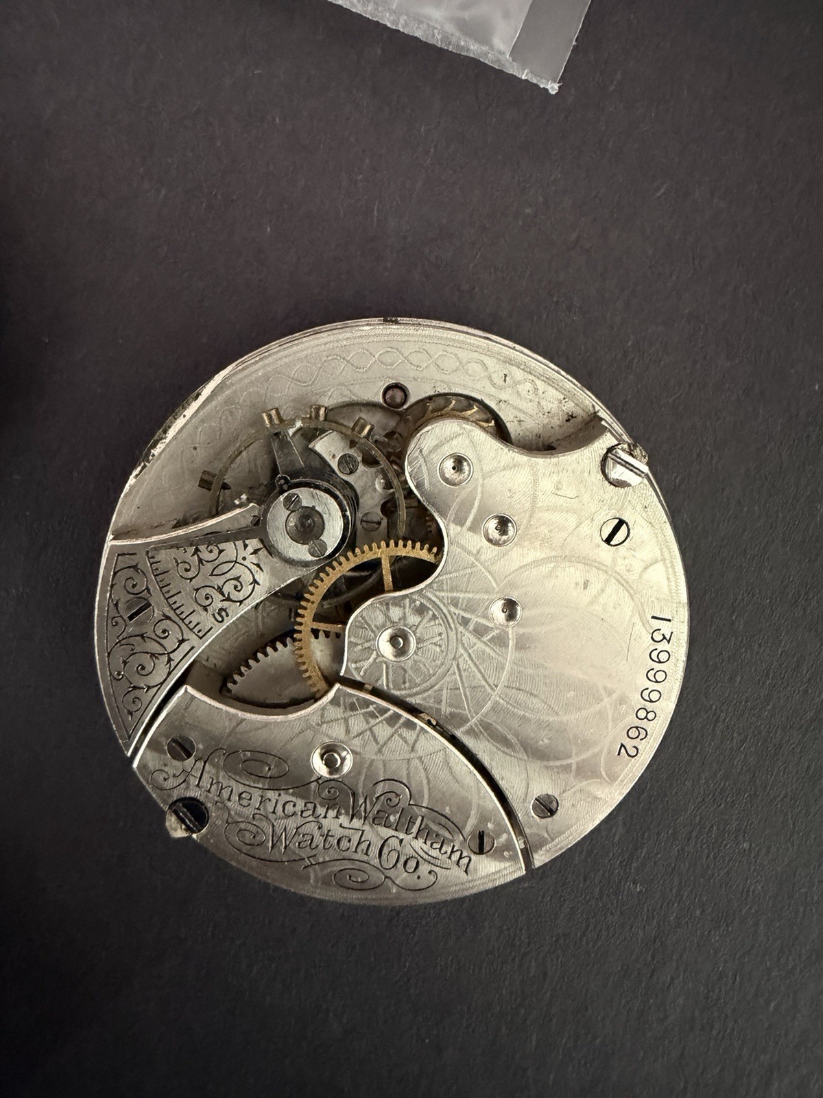 Vintage Lot of 4 Pocket & 1 Swiss Wrist Watch Movements Elgin Waltham Hampden