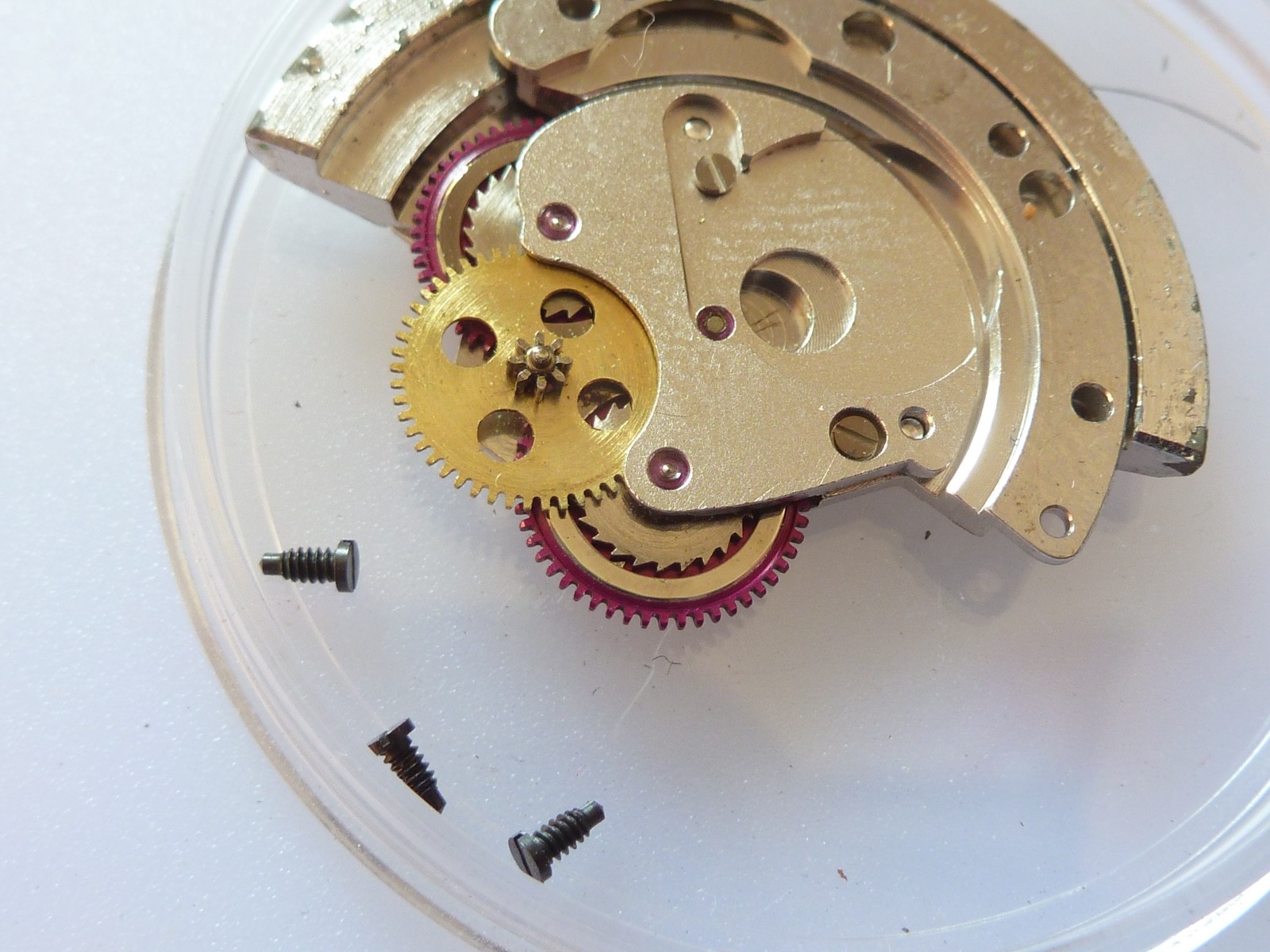 GENUINE Authentic Rolex Rotor + bridge 1520 perfect condition completely & screw