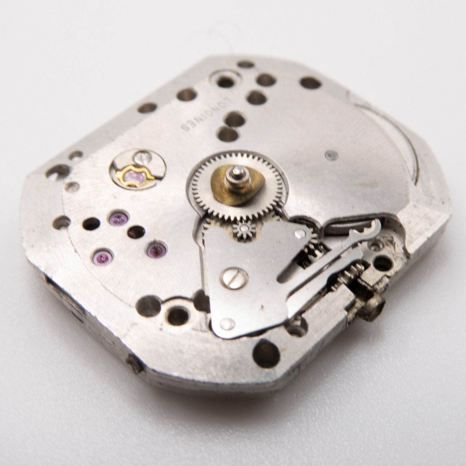 Partial Vintage Longines Caliber 370 17-Jewel Wristwatch Movement, Parts