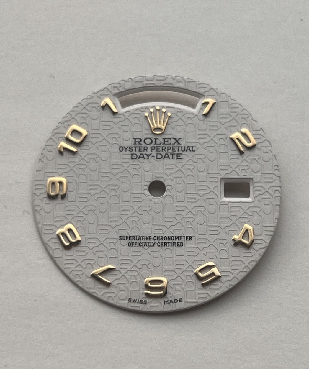 Original Rolex Day-Date 18038 18238 36mm Ivory White Jubilee Arabic Dial OC#495