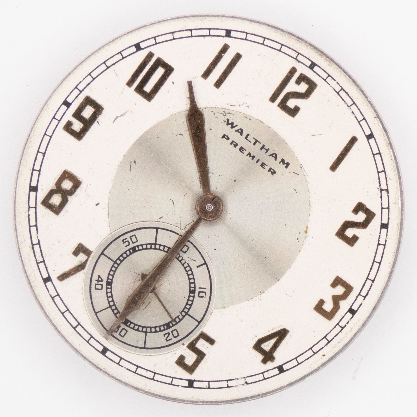 Waltham Grade No. 209 12-Size 17-Jewel Antique Pocket Watch Movement, Runs