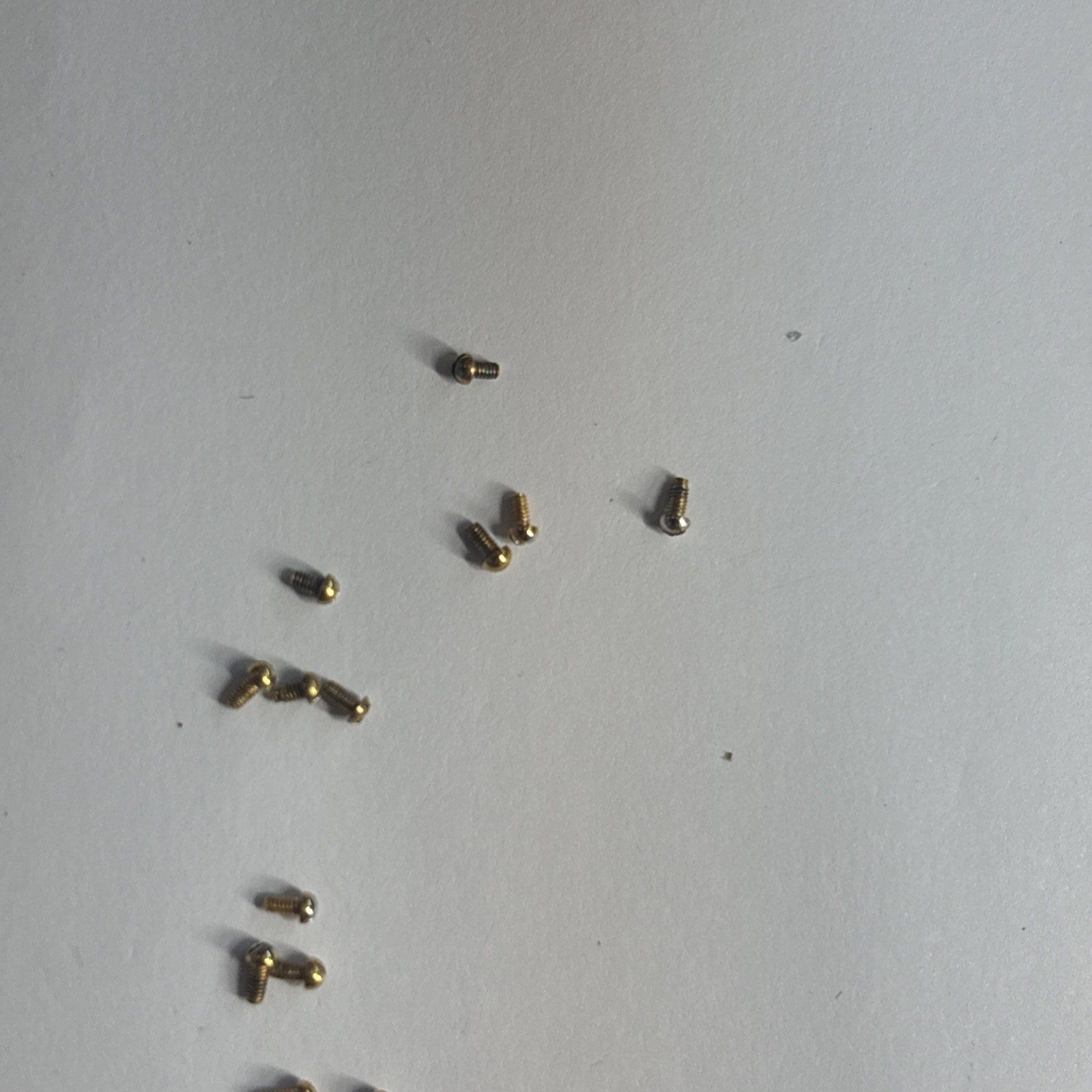 Breitling Twotone Crosswind & Chronomat Screws Assorted As Is gold Faded On Some