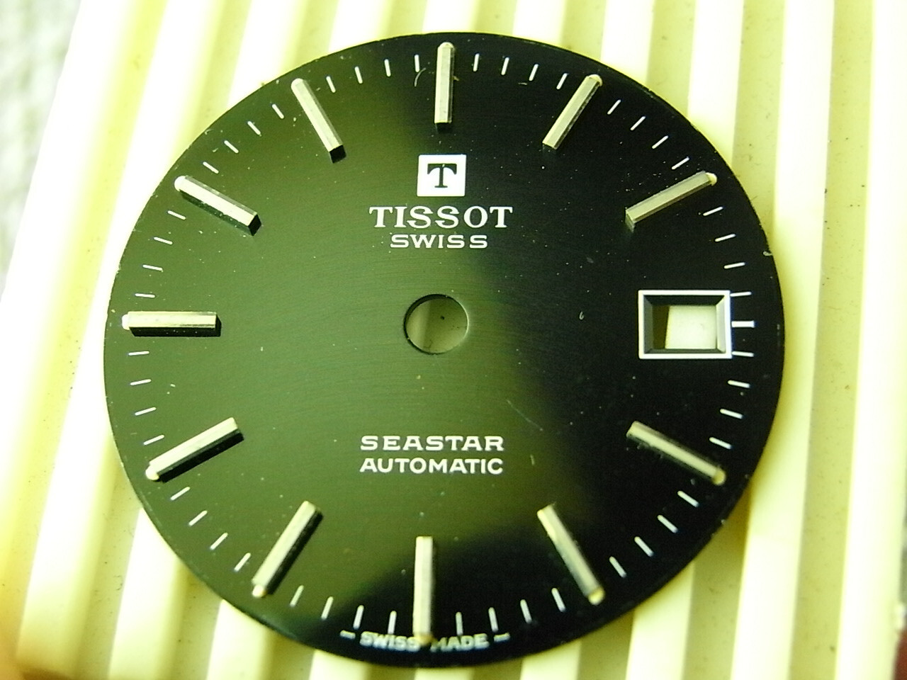 OLD UNUSED TISSOT SEASTAR DARK BLUE AUTOMATIC WATCH DIAL 28.5MM