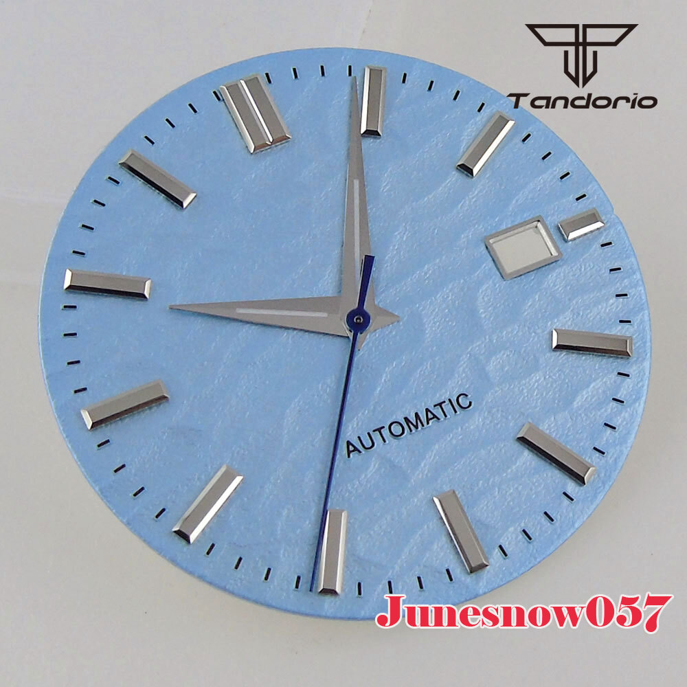 Accessories Parts Glacier Blue Watch Men Dial 33.5MM Fit For NH35A NH36A SKX SRP