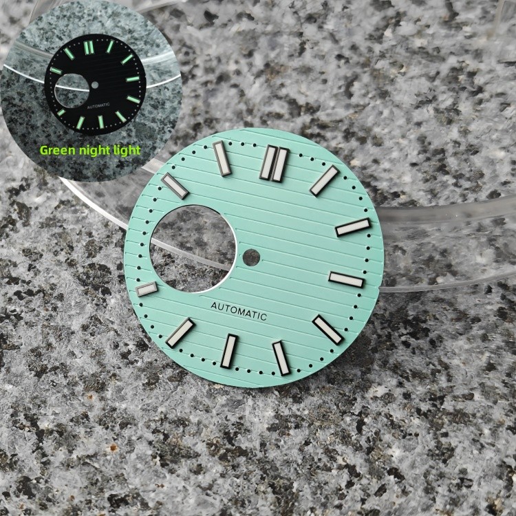 NH38 dial 29.8mm skeletonized coffee green lume fit NH35-NH38-NH36-NH70 movement