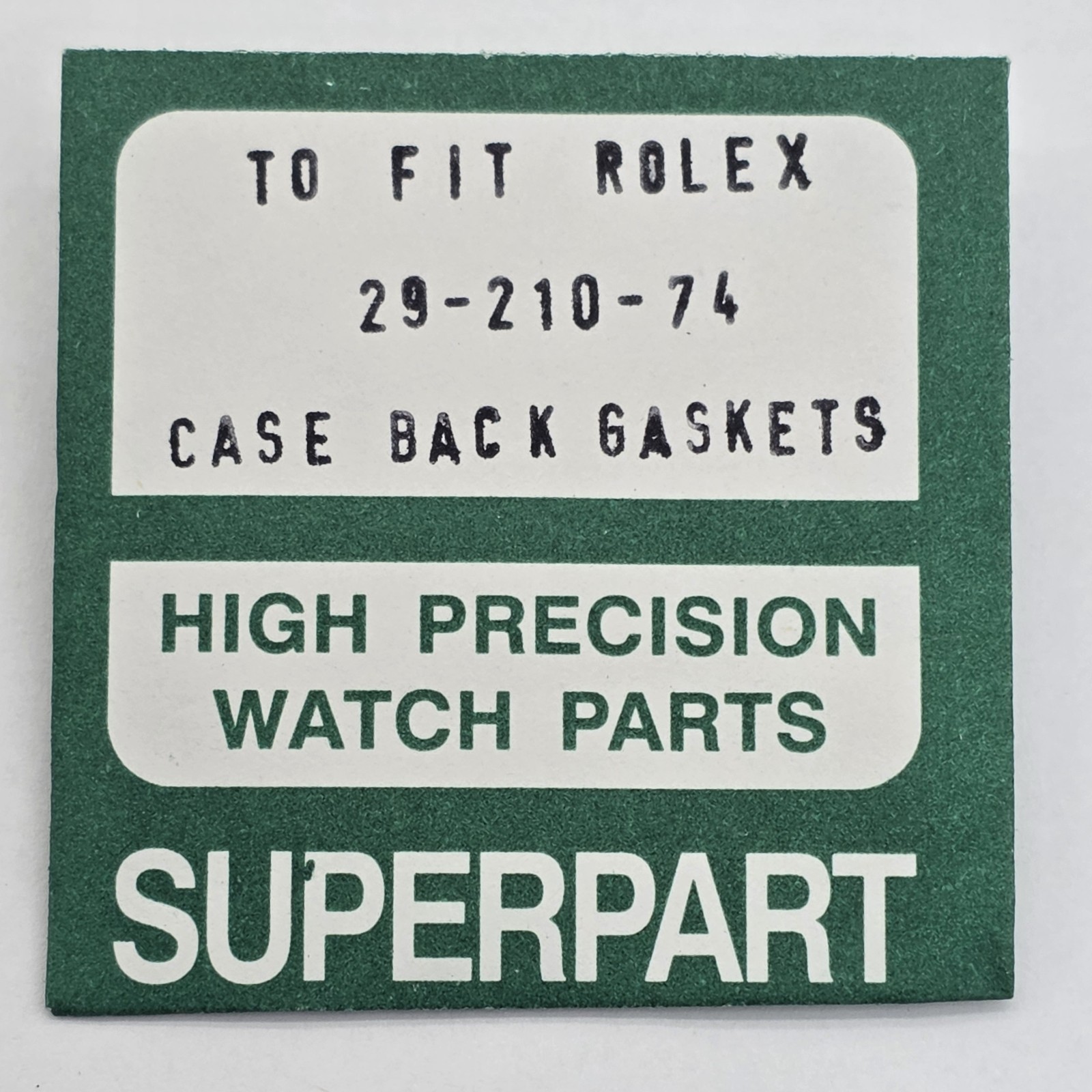 To Fit ROLEX Case Back Gasket 29-210-74 Superparts Lot Of 3 Gaskets NOS Parts