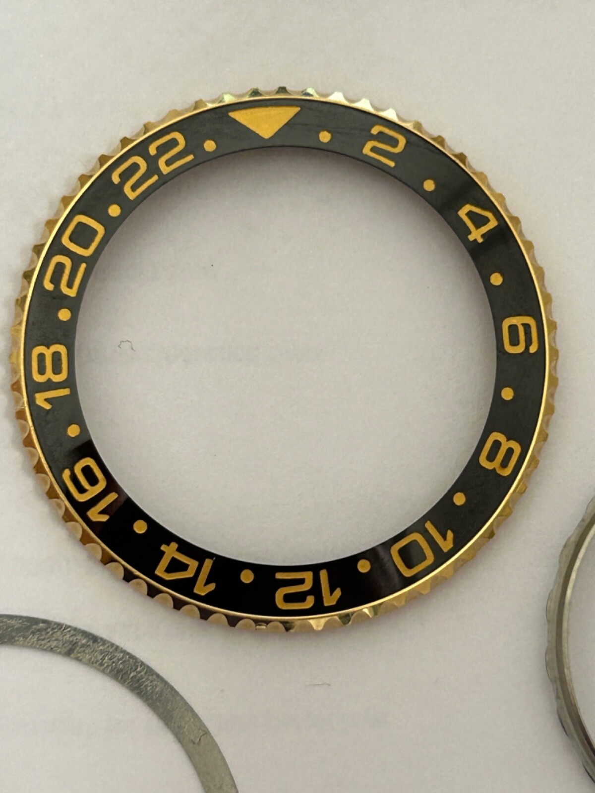 Rolex 116713LN 116718LN GMT Master II 18K Gold Ceramic Bezel complate