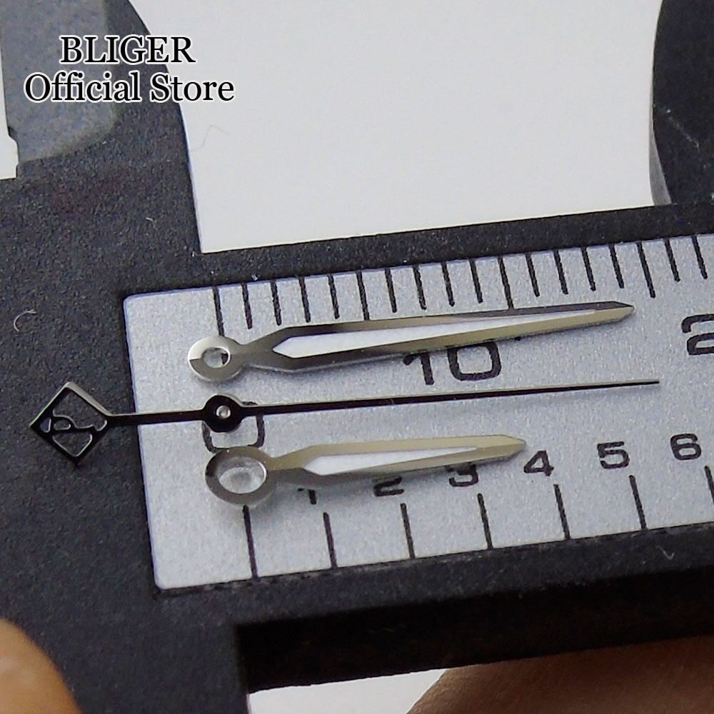 BLIGER New Luminous Silver Rose Gold Watch Hand Needles for NH35A NH36A ETA 2824