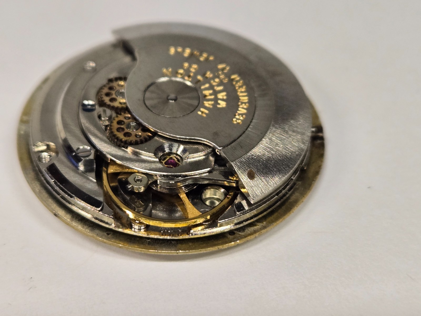 17j Hamilton Masterpiece Thin O Matic Movement (Cal 623) /runs/custom dial