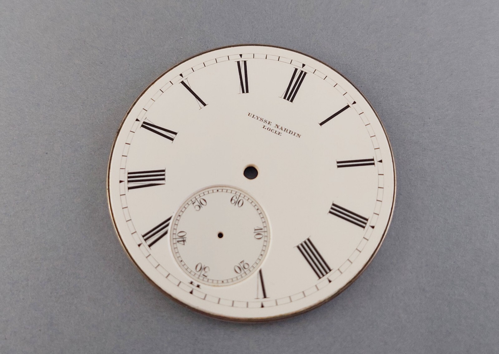 Original Antique ULYSSE NARDIN Porcelain DIAL. Excellent. Ca 1900’s