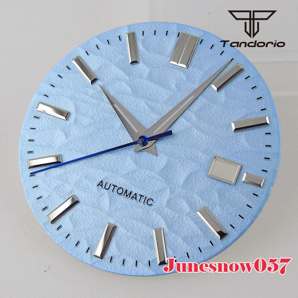 Accessories Parts Glacier Blue Watch Men Dial 33.5MM Fit For NH35A NH36A SKX SRP