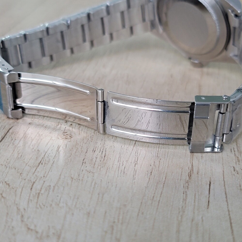 39mm Solid Stainless Steel Silver Watch Case(Date) + Bracelet NH35/36