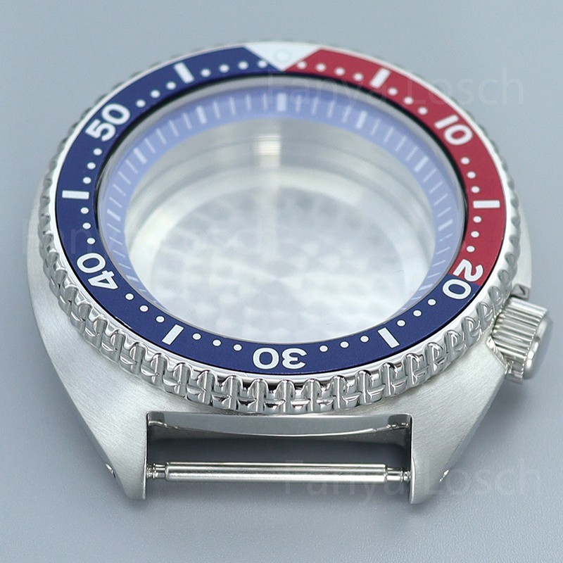 45mm Seiko Watch Case Modify Skx009 Mod 316L Stainless For Seiko NH35 34 NH36 38