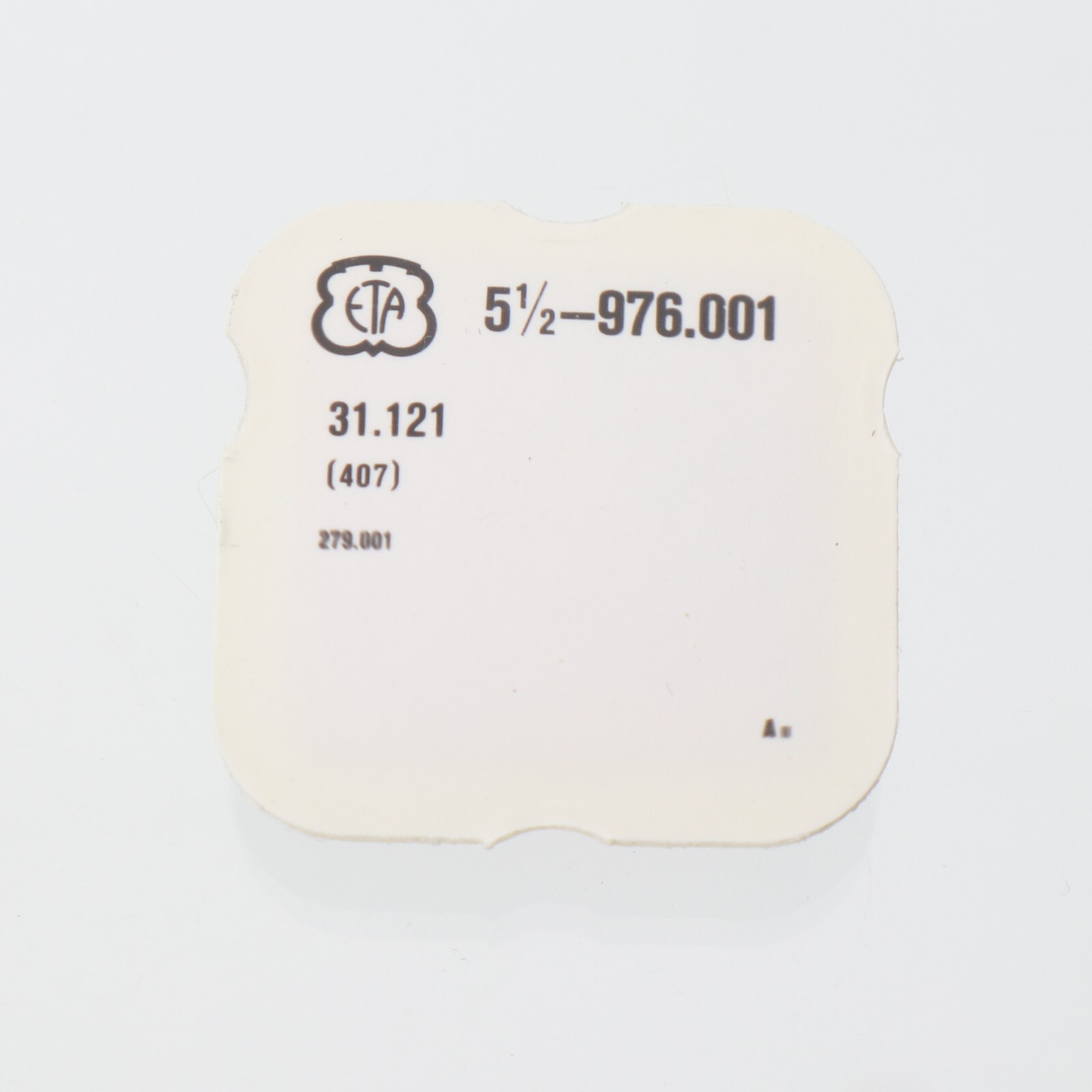 Genuine ETA 976.001, 279.001 Clutch Watch Part #407 New Old Stock 31.121 (G5D13)