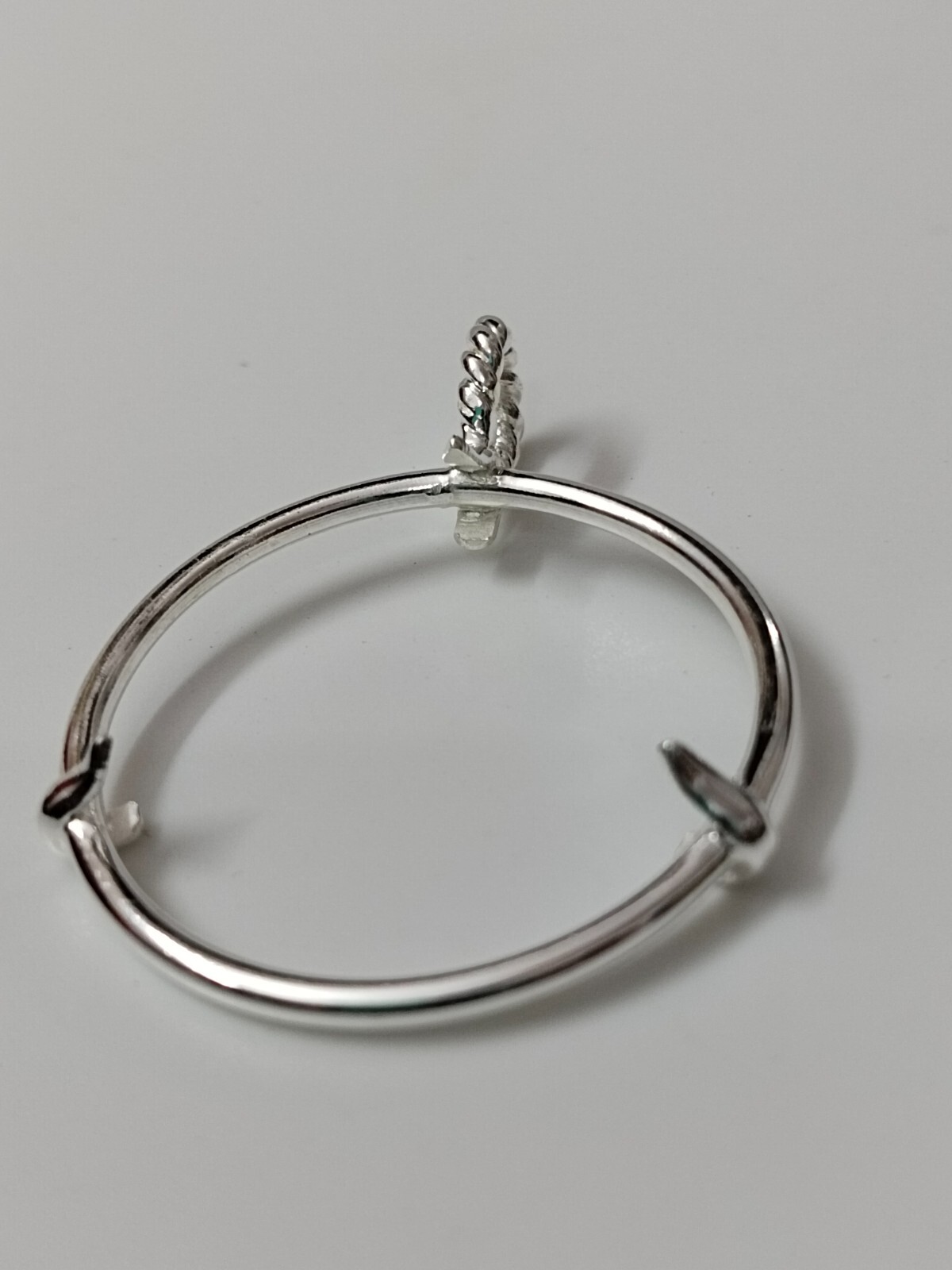 925 Sterling Silver Round Pendant setting prong Blank Bezel Handmade Coin bezel