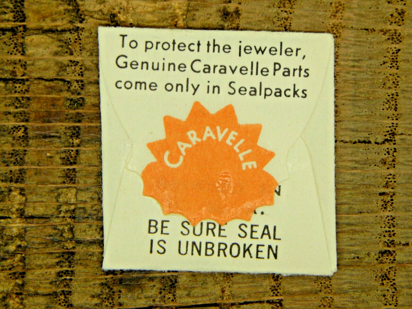 Genuine Caravelle by Bulova 11OTCB Date Jumper 596 Watch Part NEW OLD STOCK