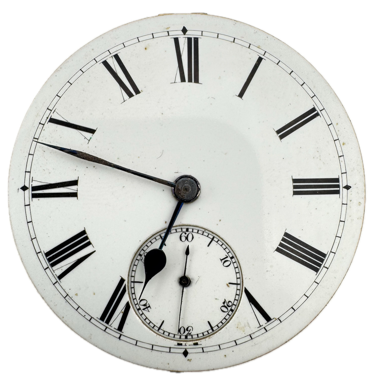 Antique 41mm 1853 Gibbs Banner St. London England Key Wind Pocket Watch Movement