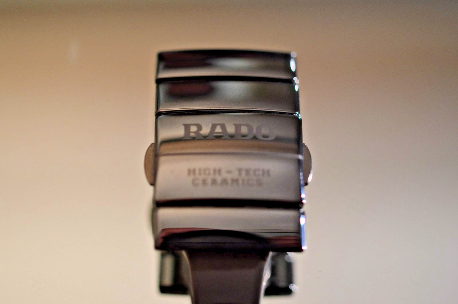 GENUINE RADO SINTRA 20MM CERAMIC COMPLETE FOLDING CLASP SILVER