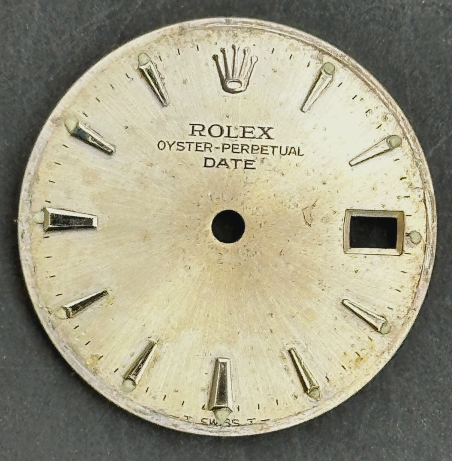 Vintage Rolex Oyster Perpertual Date Watch Dial For 26mm Case 6517 6519 6917