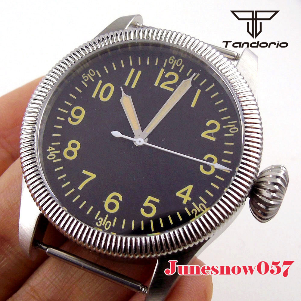 Fit NH35 NH36 NH34 ETA2824 39MM Men Watch Coin Edge Bezel Case Dial Hand Set