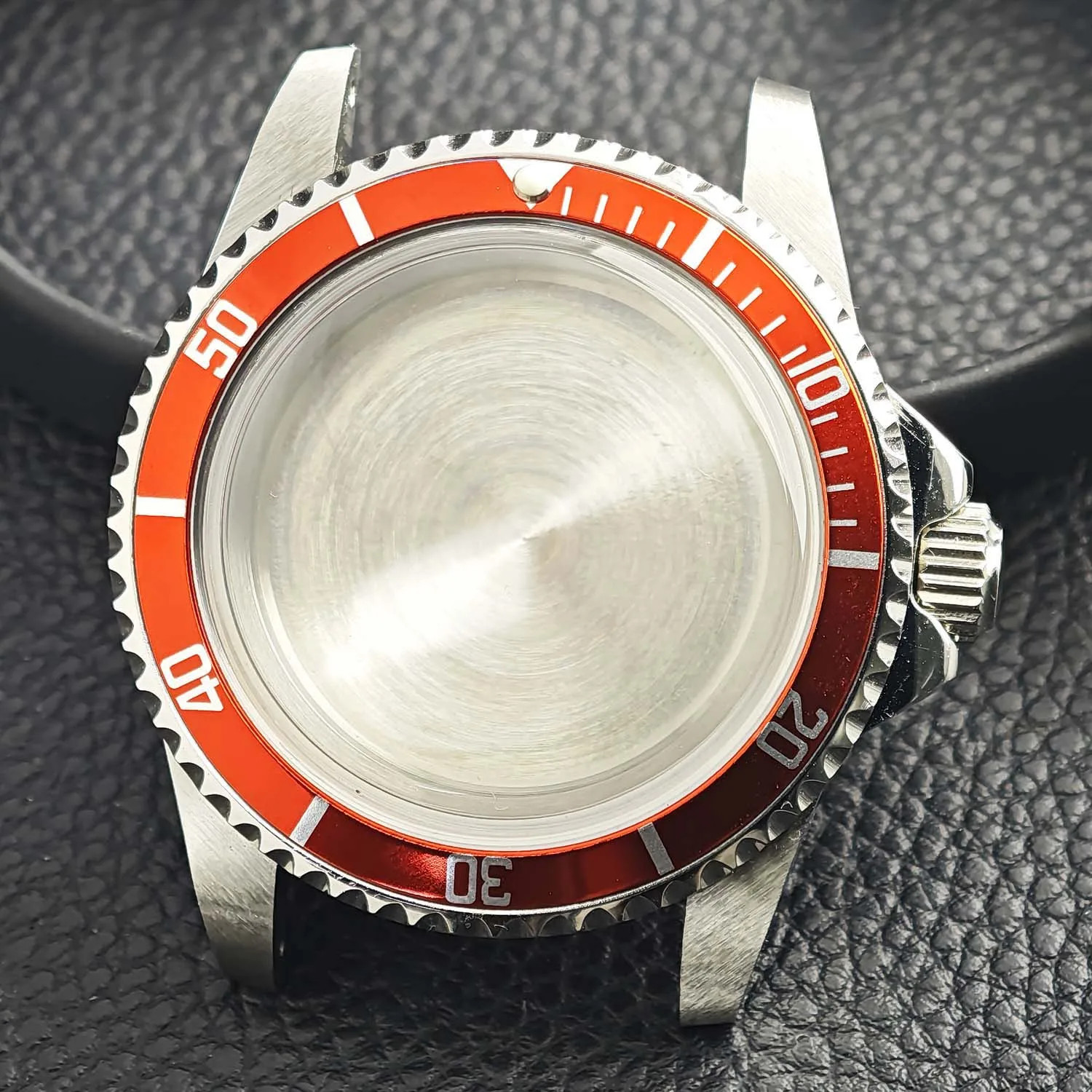 NH35 39Mm Case Vintage Retro Dome Glass Watch Case for Retro Submariner NH35 Mov