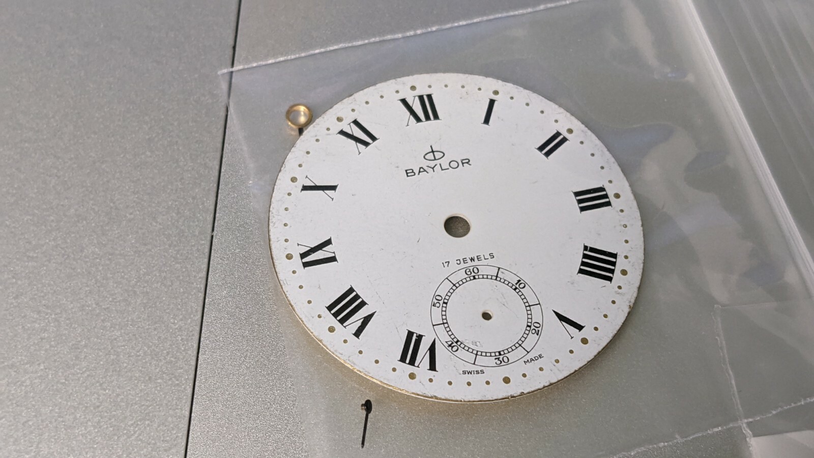 Baylor white dial, 6498 roman dial, baton hands or moon, or arrow (3), used