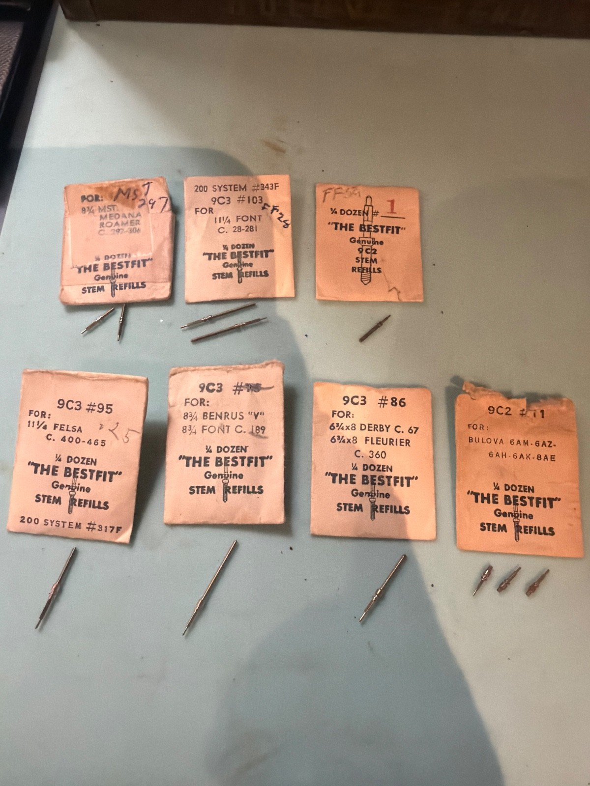 NOS – Winding Stems – Bestfit – Various Calibers – Choose from drop down list